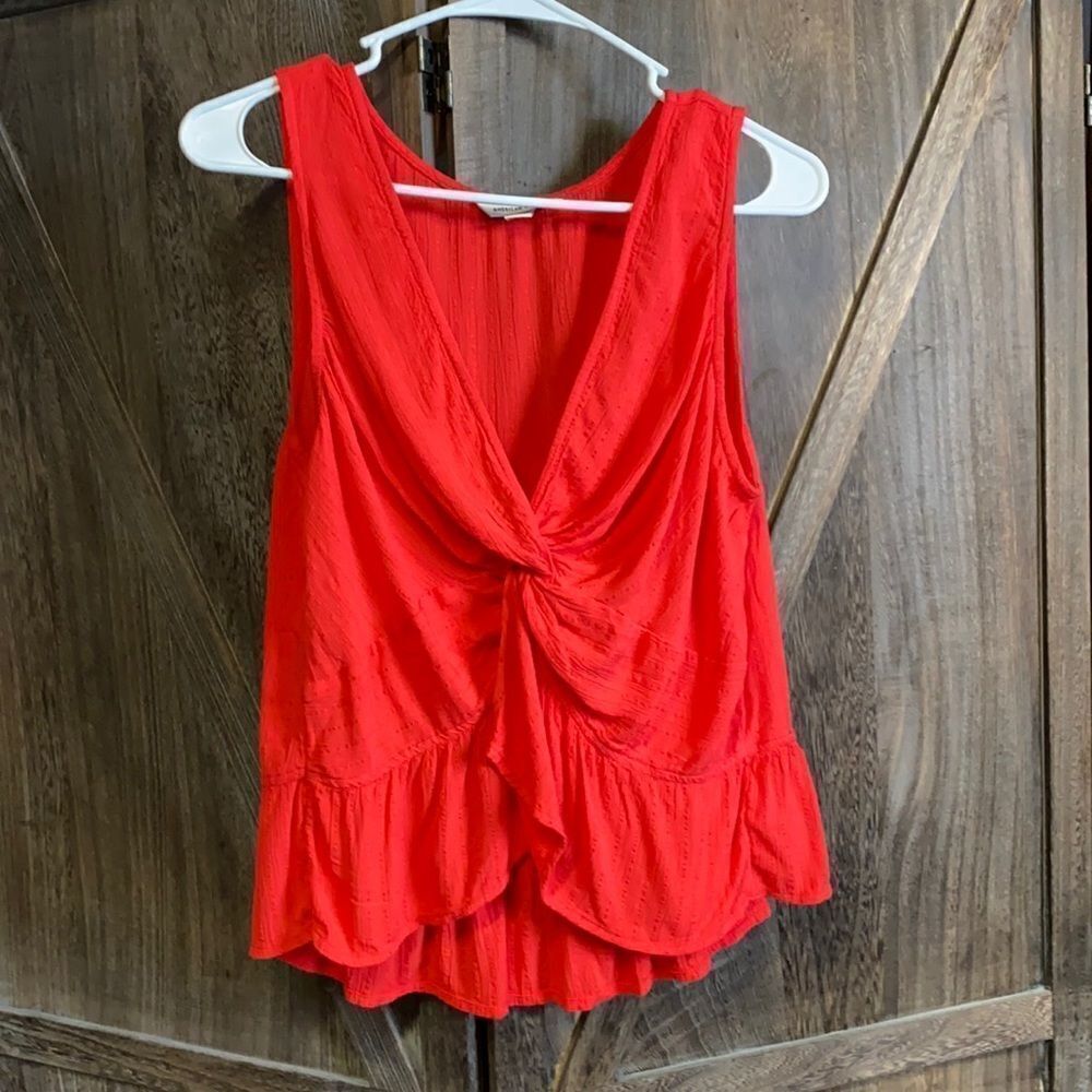 American Eagle woman's tank blouse top - Picture 2 of 7